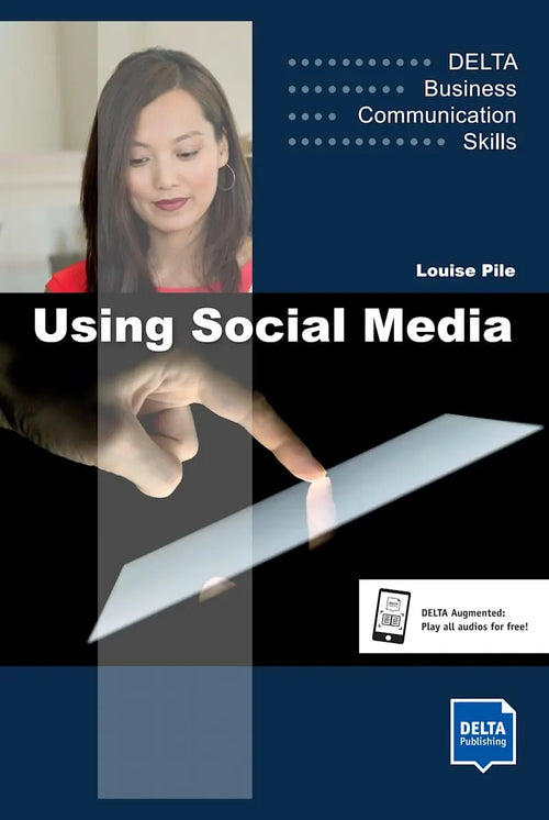 Omslag boek Using social media van Louise Pile, Delta-serie, digitale editie allango