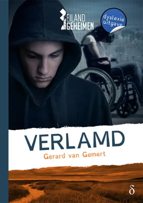 Donkere hoodie gedragen door jonge man met serieuze uitdrukking in serie eilandgeheimen deel 1 verlamd
