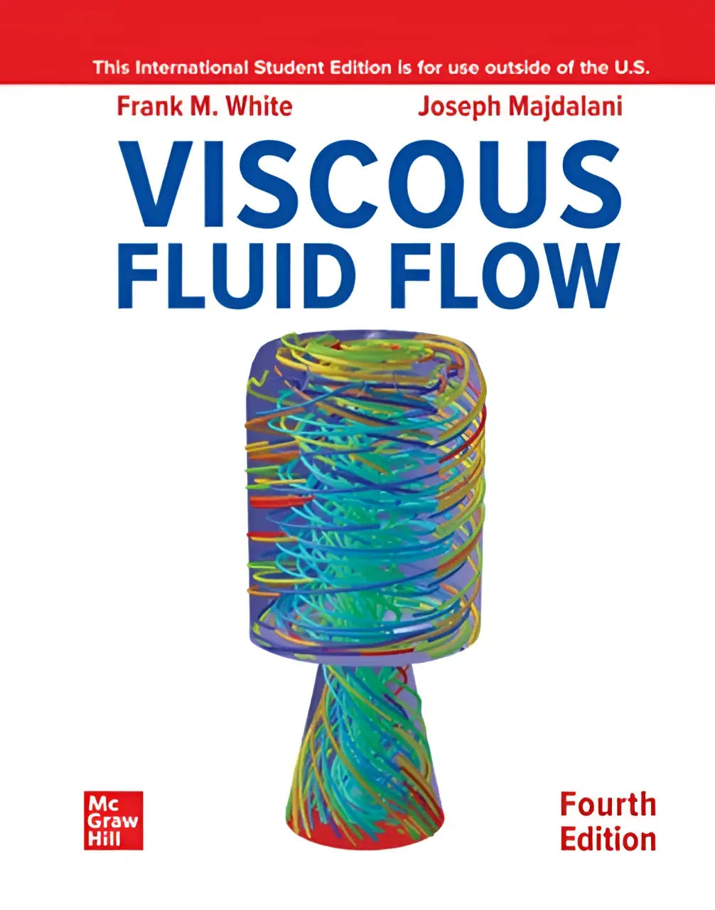 De omslag van het boek viscous fluid flow door frank m in de producttitel viscous fluid flow ise voor vloeistofstromingsstudies