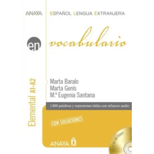 Vocabulario - nivel elemental a1-a2 (edición 2023) - vocabulario - nivel elemental a1-a2 (edición 2023) - boek