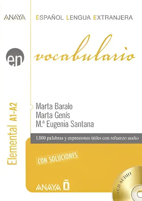 Vocabulario - nivel elemental a1-a2 (edición 2023) - vocabulario - nivel elemental a1-a2 (edición 2023) - boek