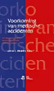 De voorkant van een bsl media product met een rood-blauw ontwerp en witte tekst over medische accidenten en algemene onderwerpen