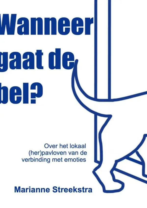 Blauwe lijntekening van een koeienschedel met hoorns bij het product wanneer gaat de bel over het lokaal her pavloven