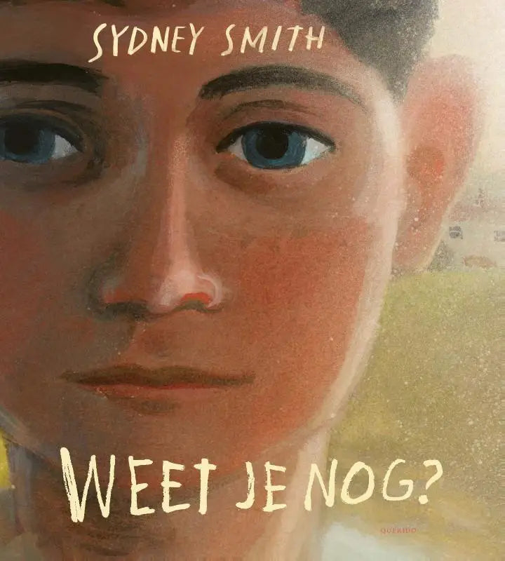 A zachte schilderachtige illustratie van een jonge jongensgezicht met warme huidtinten en blauwe ogen voor jonge lezers