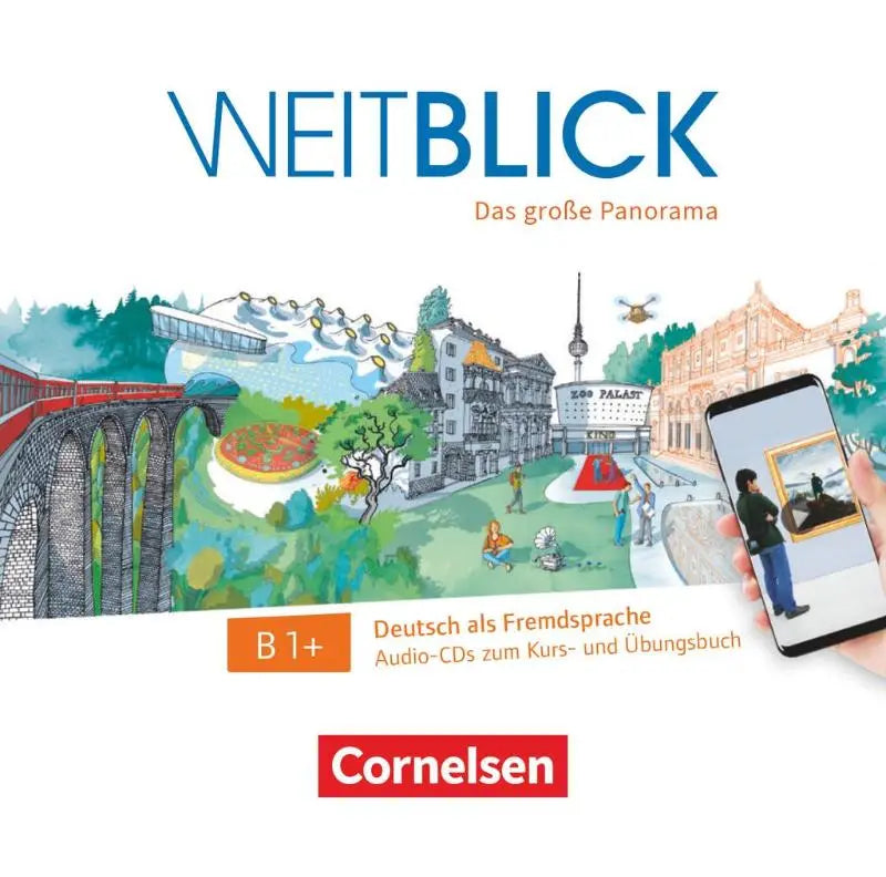 Audio-cd ondersteunt cornelsen weitblick b1+ niveau b1+ duitse cursus en werkboek voor taalleerders