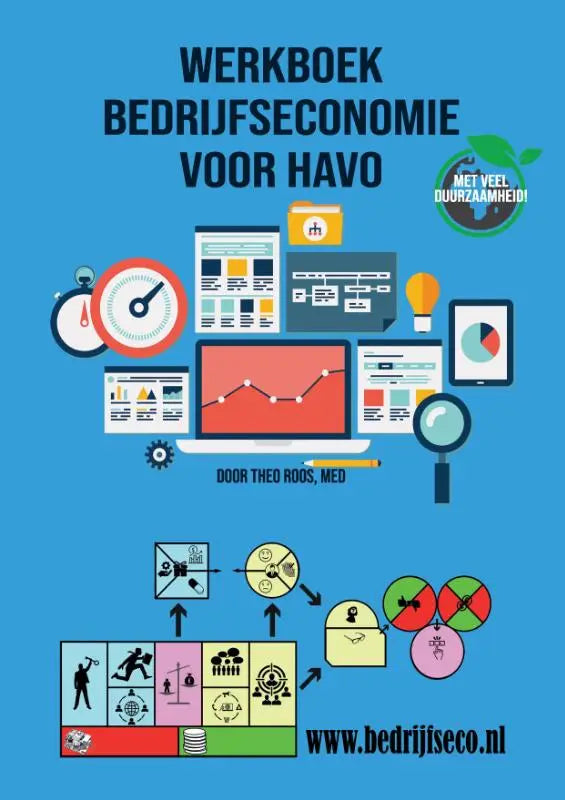 Blauw werkboek bedrijfseconomie voor havo van theo roos over bedrijfseconomie en financiële zelfredzaamheid