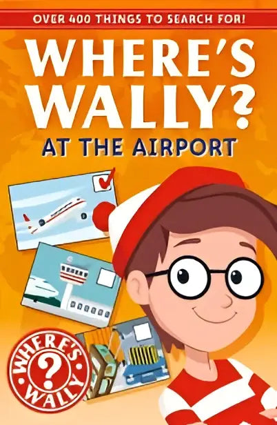 Red en witte gestreepte muts met rode rand gedragen door wally in waar is wally spotter activity boek voor kinderen