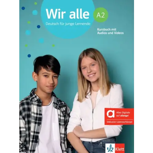 Blau Wir alle A2 Übungsbuch met lachende kinderen op cover
