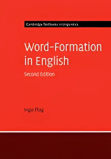 Word-formation in english - word-formation in english - boek
