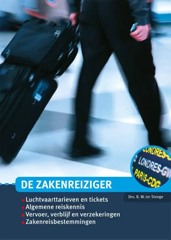 Zwarte rollende koffer met blauwe accenten en handvat wordt meegesleept door persoon in donkere kleding algemene reiskennis