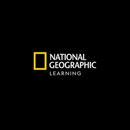 Logo van National Geographic Learning voor Engelse leermiddelen