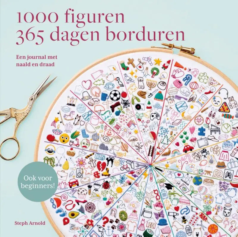 1000 figuren 365 dagen borduren - Een journal met naald en draad