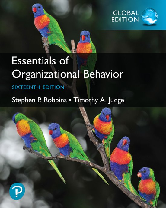 Essentials of Organizational Behaviour, Global Edition
