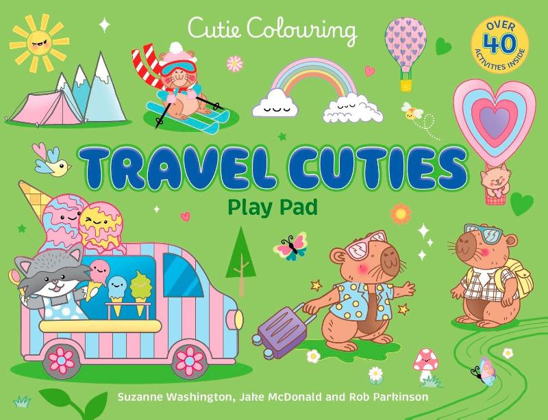 Travel Cuties Play Pad: Peel-Off Paper Fun - Peel-Off Paper Fun