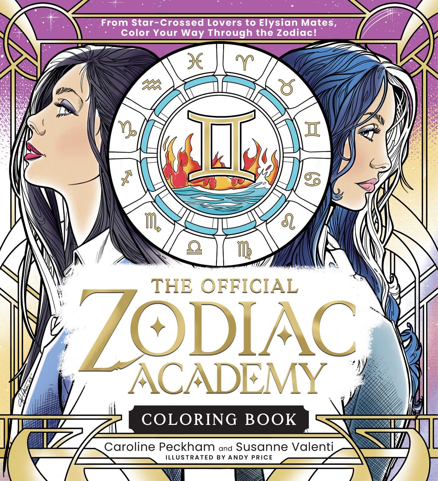 The Official Zodiac Academy Coloring Book - From Star-Crossed Lovers to Elysian Mates, Color Y
