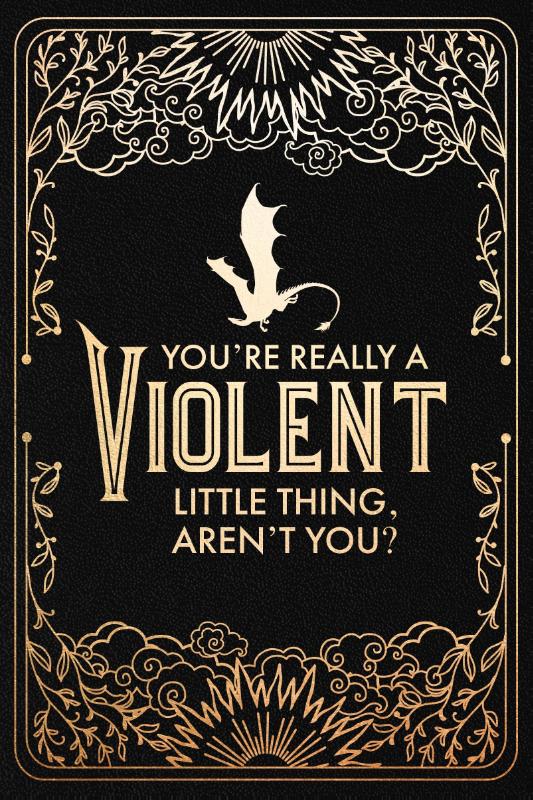 Official Fourth Wing Journal - Violent Little Thing Edition with Lined Pages