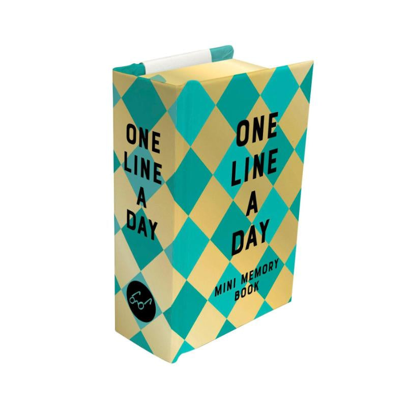 Mint Diamond Mini One Line a Day - A One-Year Memory Book