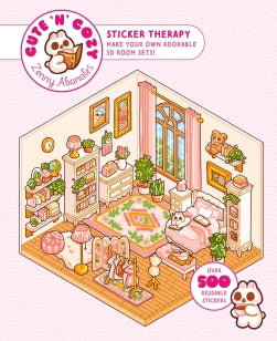 Cute 'n' Cozy Sticker Therapy - Make Your Own Adorable Room Sets! Over 500 Reusable Stickers