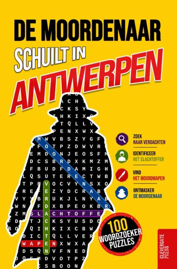 Boekomslag De moordenaar schuilt in Antwerpen van Press – ISBN 9782489196221