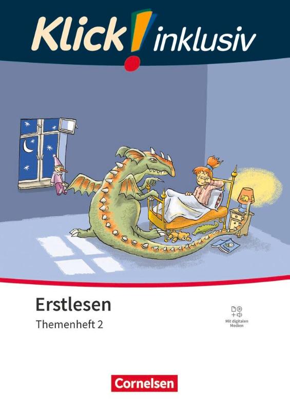 Klick! Erstlesen 1.-4. Schuljahr - Grundschule/Förderschule Themenhefte für Lernende mit Förderbedarf - Themenheft 2 - Buchstabenlehrgang Teil 2, mit digitalen Medien