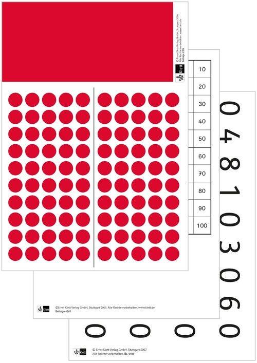 MiniMax 2. Beilagen zum Nachkauf (5er.P) Klasse 2 - Beilagen zum Nachkauf (5er.P) (Wendeplättchen, Zehnerstreifen, Zahlenkarten, Hunderterfeld, Hundertertafel) Klasse 2