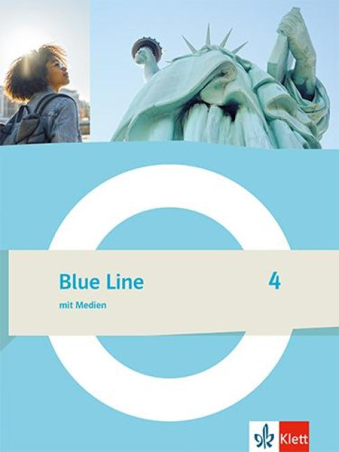 Blue Line 4. Schulbuch mit Medien (fester Einband) Klasse 8 - Schulbuch mit Medien (fester Einband) Klasse 8