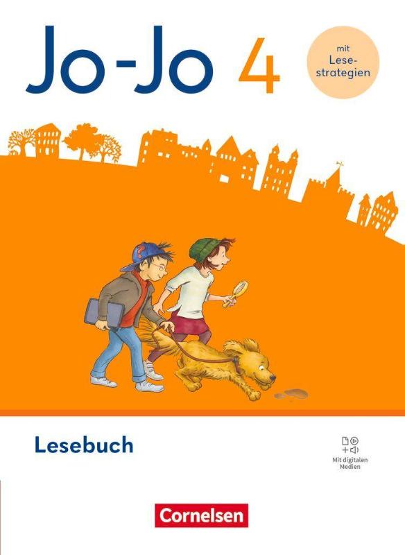 Jo-Jo Lesebuch 4. Schuljahr - Allgemeine Ausgabe 2024 - Lesebuch mit Lesestrategien-Karte, Lernspurenheft und