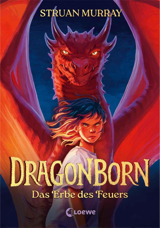 Dragonborn (Band 1) - Das Erbe des Feuers: Actionreiches Drachen-Fantasy-Highlight ab 12 Jahren - Mit edlem Farbschnitt in der 1. Auflage