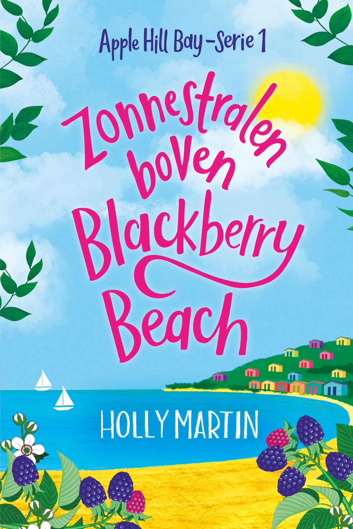 Zonnestralen boven Blackberry Beach – boekomslag