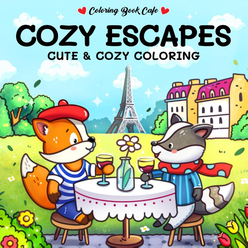 Cozy Escapes - Cute & Cozy Coloring