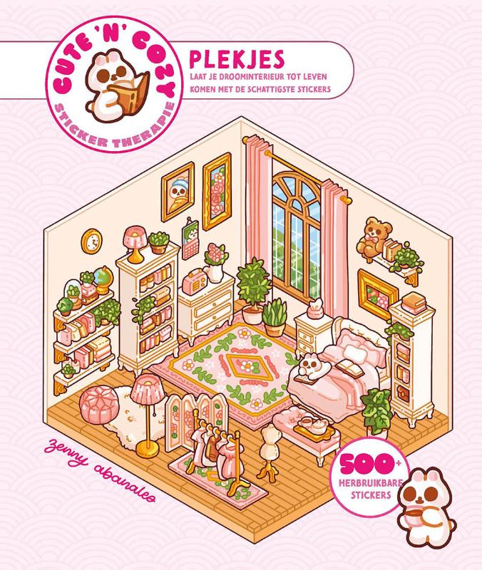 Cute 'n' Cozy Sticker Therapie: Plekjes - Laat je droominterieur tot leven komen met de schattigste stickers