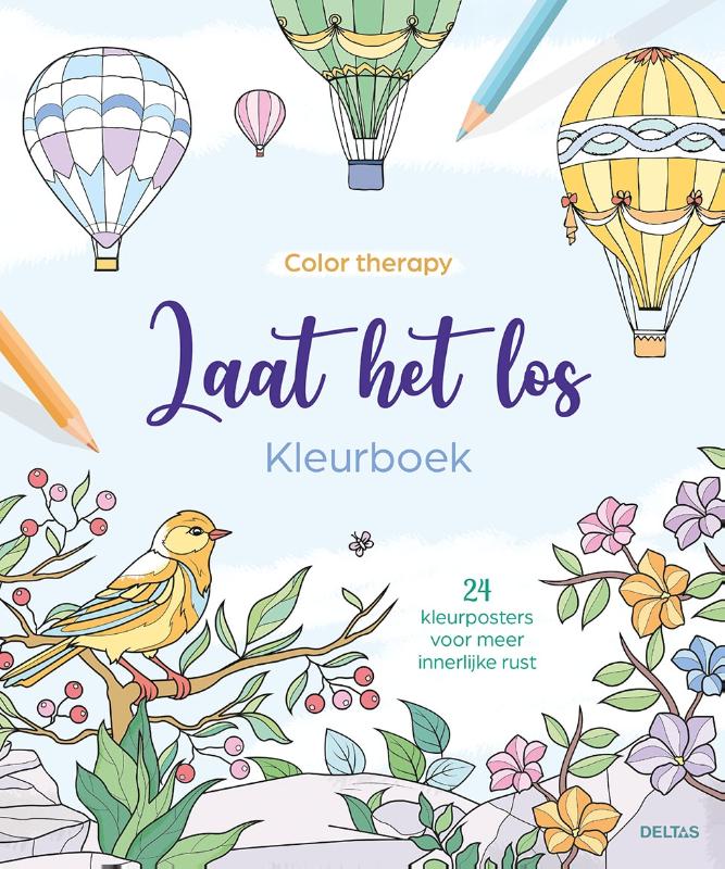 Color therapy Laat het los Kleurboek - 24 kleurposters voor meer innerlijke rust