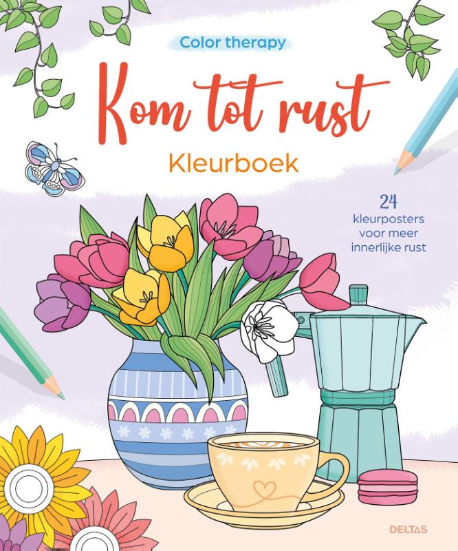 Color therapy Kom tot rust Kleurboek - 24 kleurposters voor meer innerlijke rust