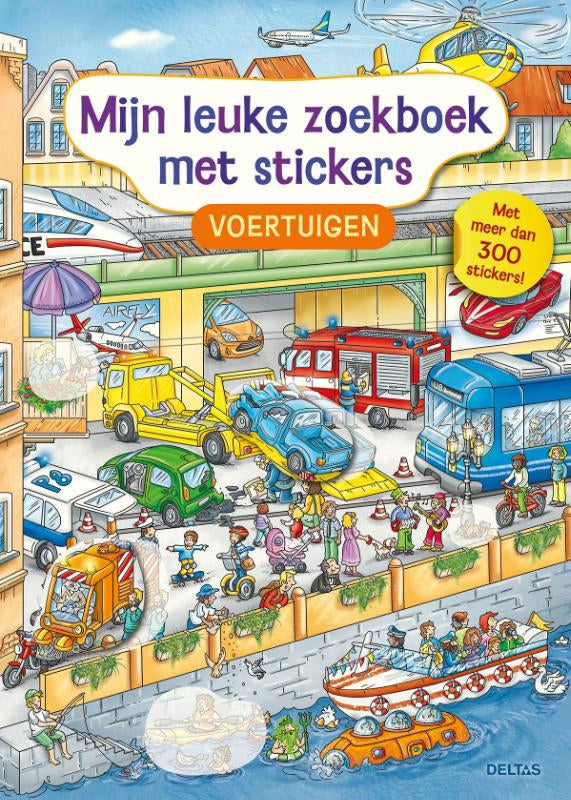 Mijn leuke zoekboek met stickers - Voertuigen – ZNU – ISBN 9789044771466