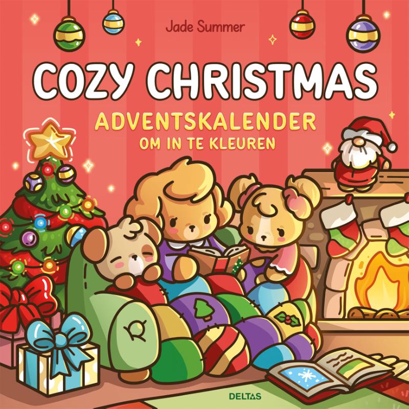 Boekomslag Cozy Christmas Adventskalender om in te kleuren Jade Summer van Jade Summer – ISBN 9789044773408