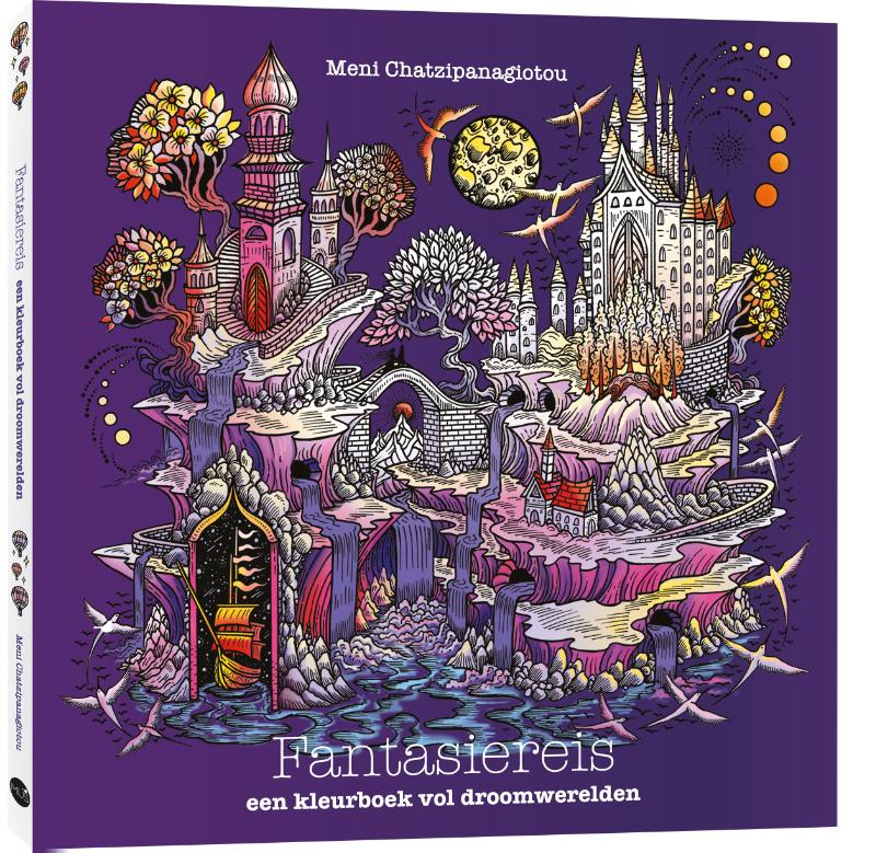 Fantasiereis - Een kleurboek vol droomwerelden