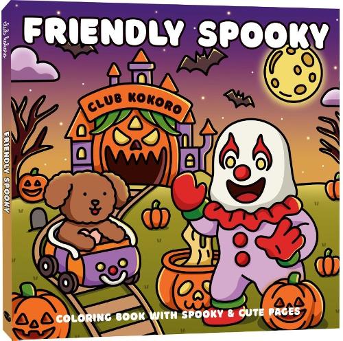 Club Kokoro - Friendly Spooky - Coloring book with spooky & cute pages