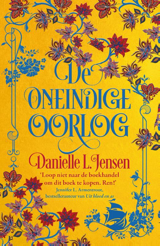 Boekomslag De oneindige oorlog van Danielle L. Jensen – ISBN 9789049203566