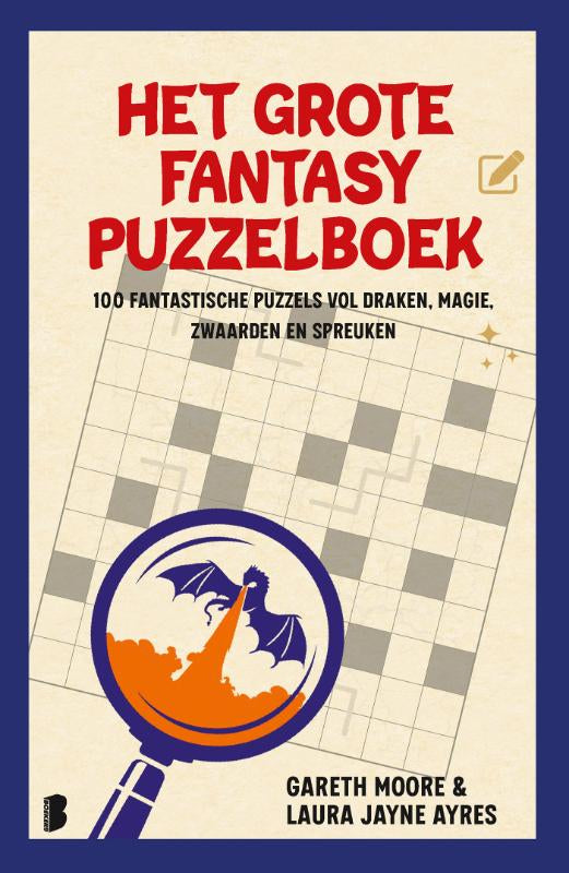 Boekomslag Het grote fantasypuzzelboek van Gareth Moore – ISBN 9789049214630