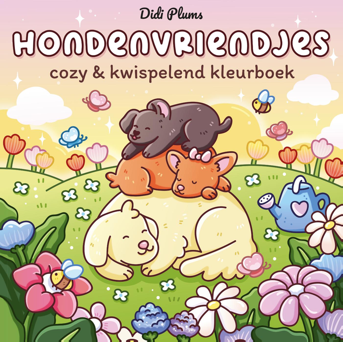 Hondenvriendjes - Cozy & kwispelend kleurboek