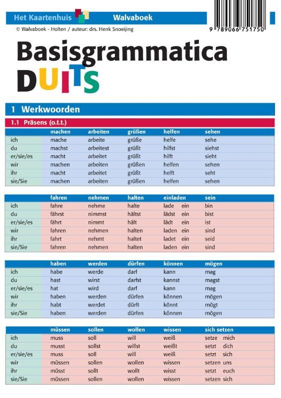 Basisgrammatica Duits