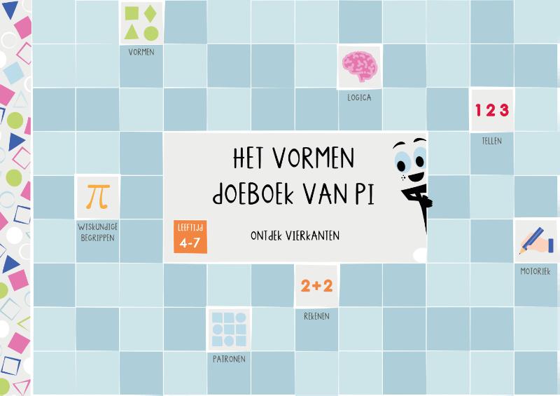 Het vormen doeboek van Pi - Ontdek vierkanten