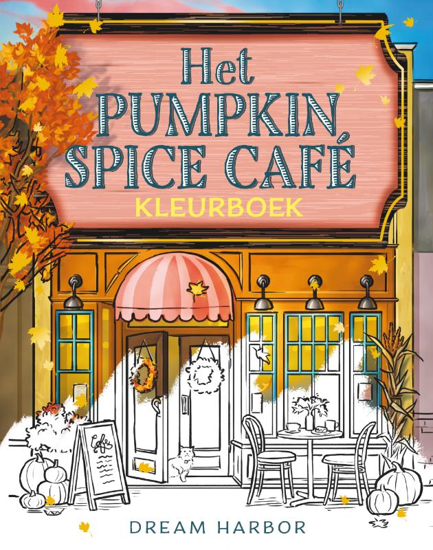 Boekomslag Het Pumpkin Spice Café-kleurboek van Laurie Gilmore – ISBN 9789402719178