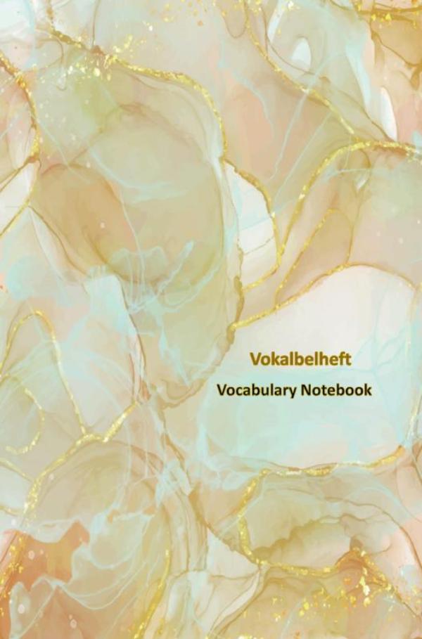 Vokalbelheft A5: Geschenk-Idee für alle Studenten Schüler: Vokabelheft: A5, 100 Blatt, 2 Spalten mit Teilungslinie - Vocabulary Notebook