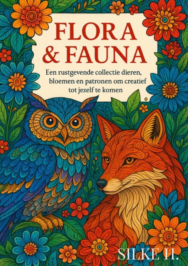 flora & fauna - Gedetailleerde kleurplaten voor volwassenen.