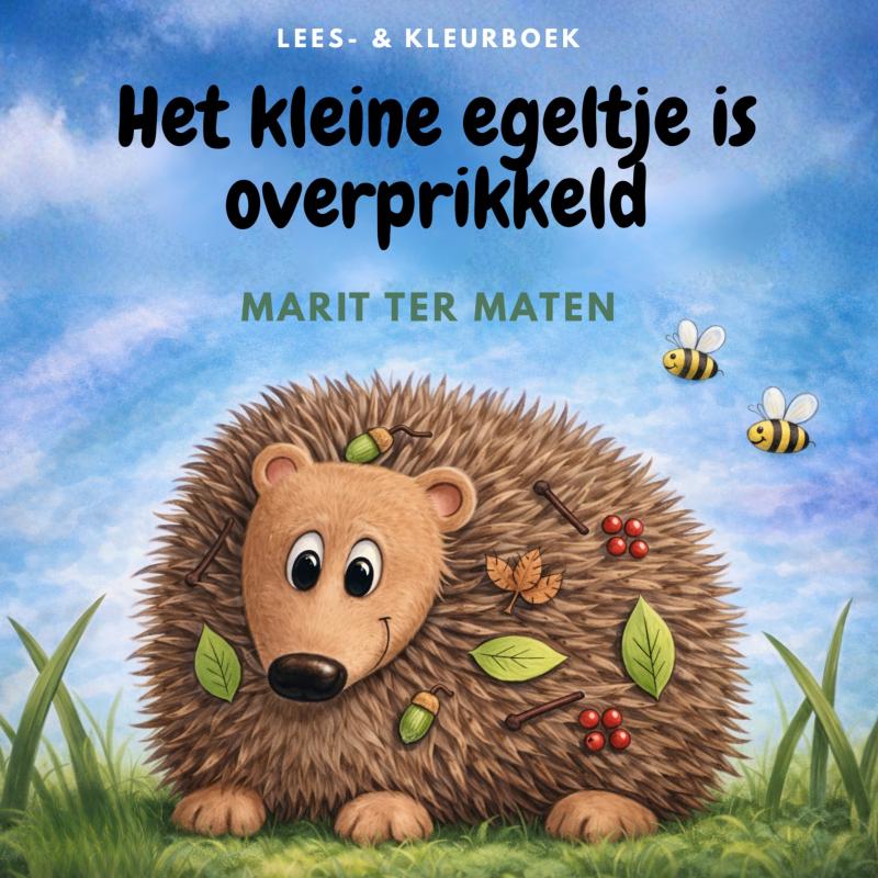Het kleine egeltje is overprikkeld - Lees- & Kleurboek