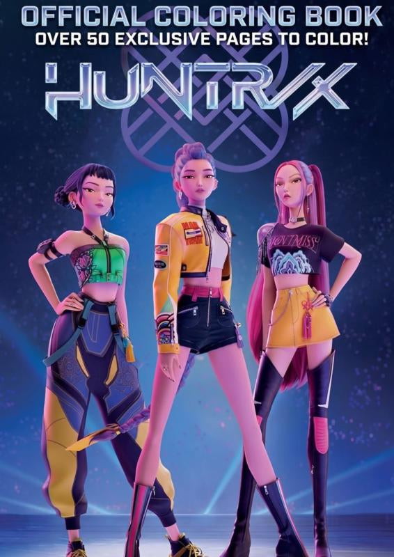HUNTR/X Coloring Book – 50+ Exclusive Pages - KPop Demon Hunters