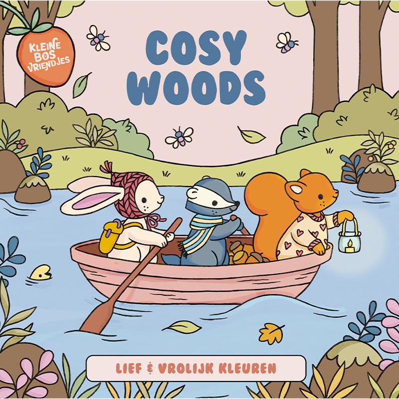 Kleine bosvriendjes - Cosy woods - Lief & vrolijk kleuren