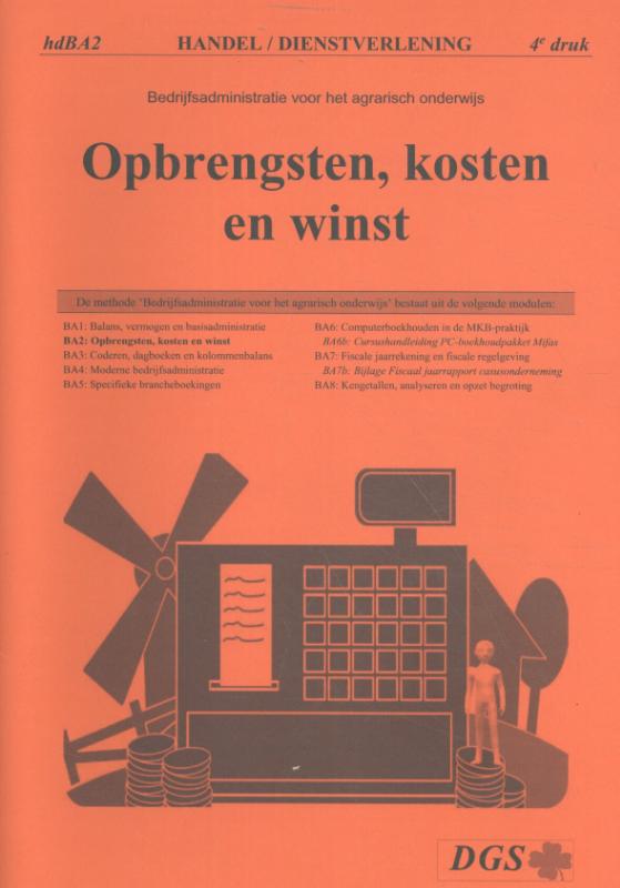 Opbrengsten, kosten en winst