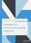 Methoden van rechtswetenschappelijk onderzoek - 9789462907720